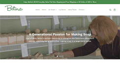 Desktop Screenshot of betinaskincare.com